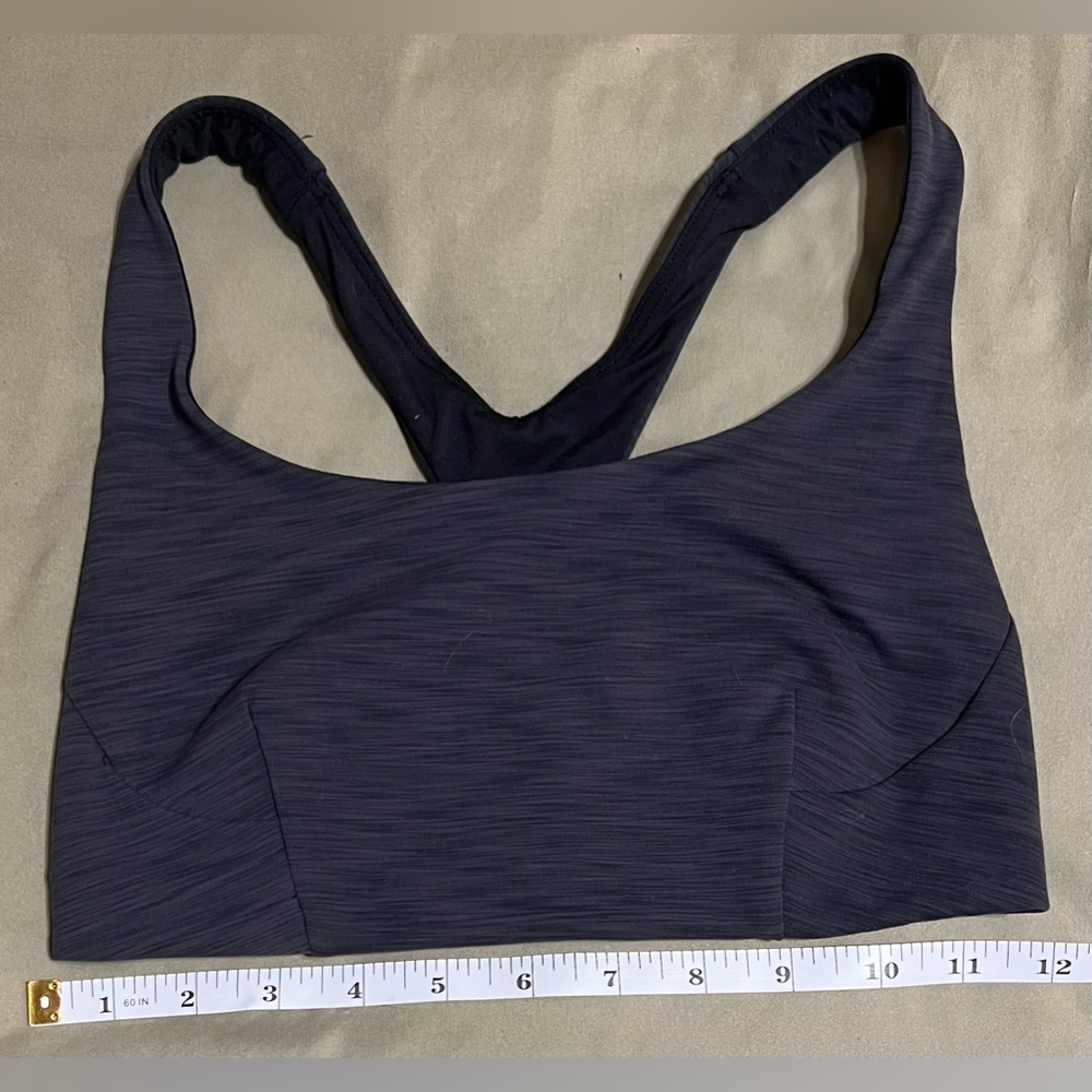 Lululemon Dark Gray Athletic Bra Size 4